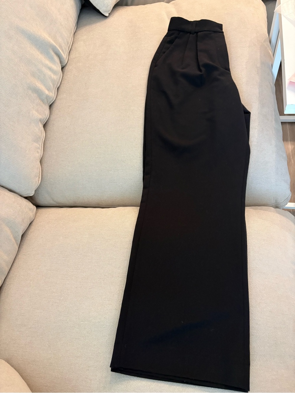 Abercrombie and fitch slow me tailored wide leg pant size 27/4R